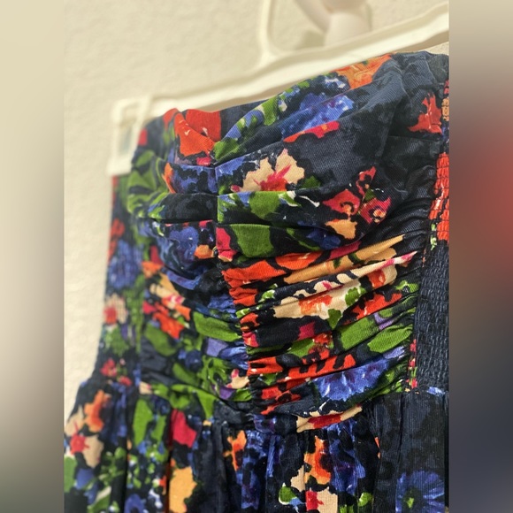 HD in Paris Corduroy Floral Mini Dress - Picture 3 of 9